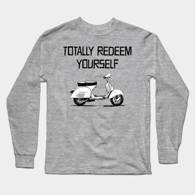 Funny Memes And Totally Redeem Yourself For Men Women Long Sleeve T-Shirt by Colorfull Human Skull